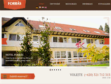Tablet Screenshot of hotelforras.com